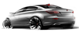 Illustration for article titled Roewe N1 Concept Sketches Preview Shanghai Debut